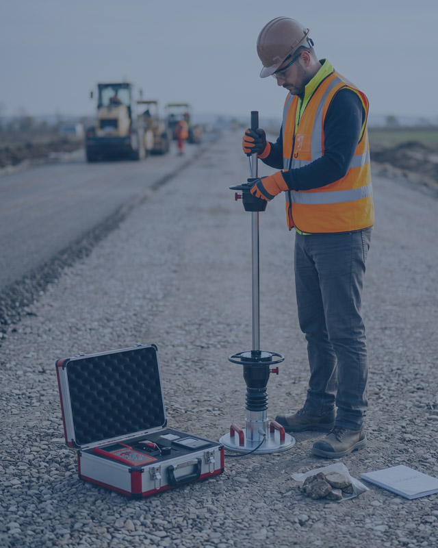 Verificare grad de compactare